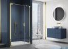 Ronal Cadura Gold Line drzwi wahadłowe 80cm jednoczęściowe lewe z polem stałym CA31CG0801207